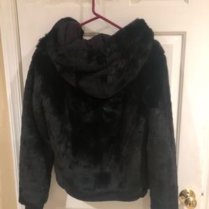 Big furry winter jacket